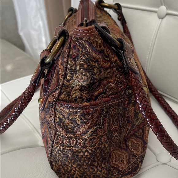 Fossil Brown and Tan Shoulder Bag - Picture 4 of 9